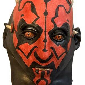 Darth Maul Halloween Full Head Mask Adult Size Lucas Films LTD
